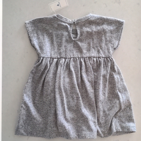 NWT Baby Gap Size 18-24 months gray heathered sweater dress - Picture 3 of 4